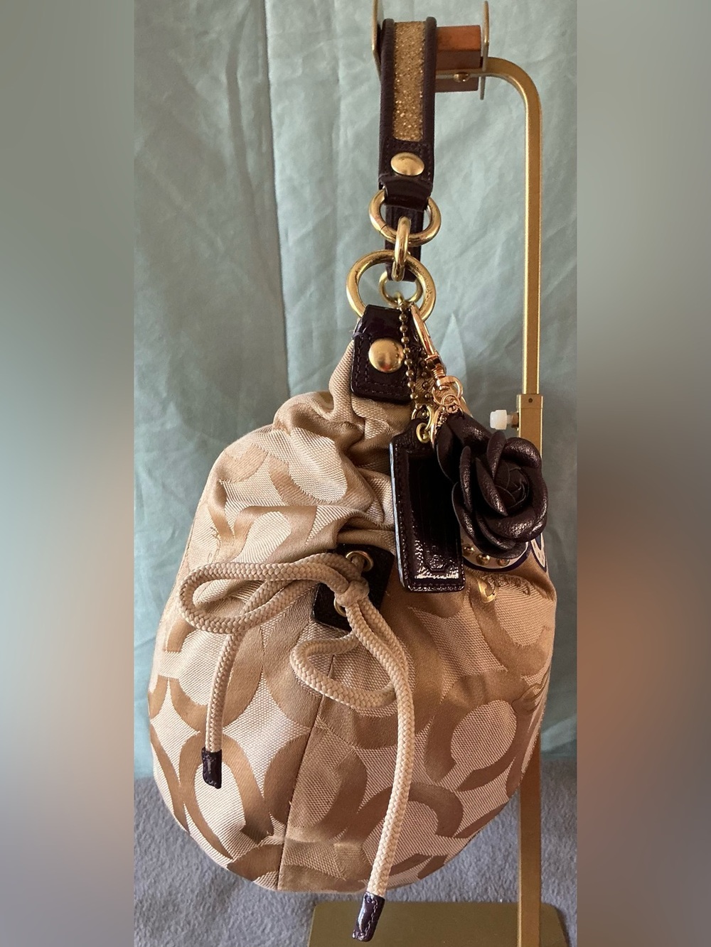 Coach Signature Poppy Jazzy Hobo Bag - Picture 4 of 15